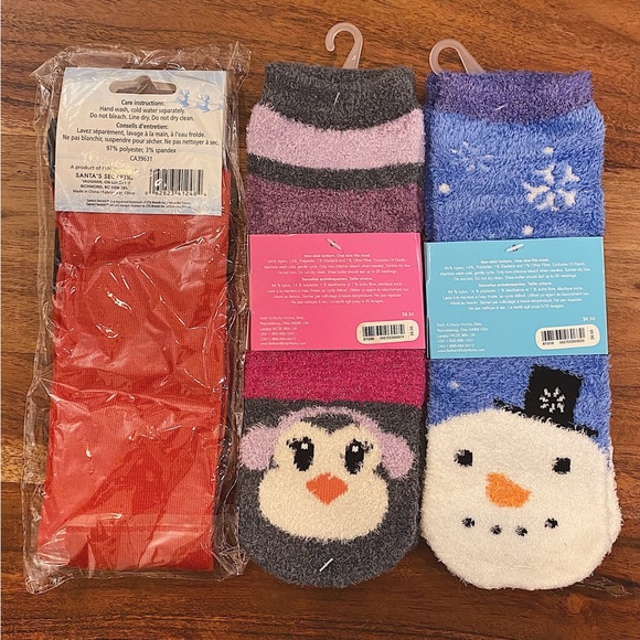 Holiday Themed Socks 3 pair set (Women) - Picture 2 of 2